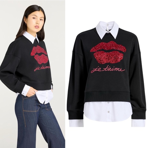 cinq a sept Tops - Cinq à Sept
Je Taime Justina Layered Sweater